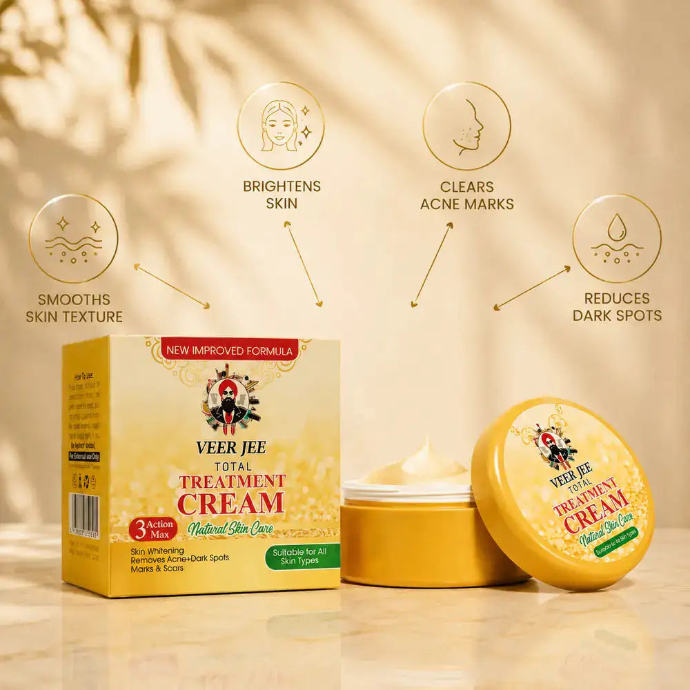 Veer Jee 24K Gold Radiance Cream – lightweight brightening skincare cream