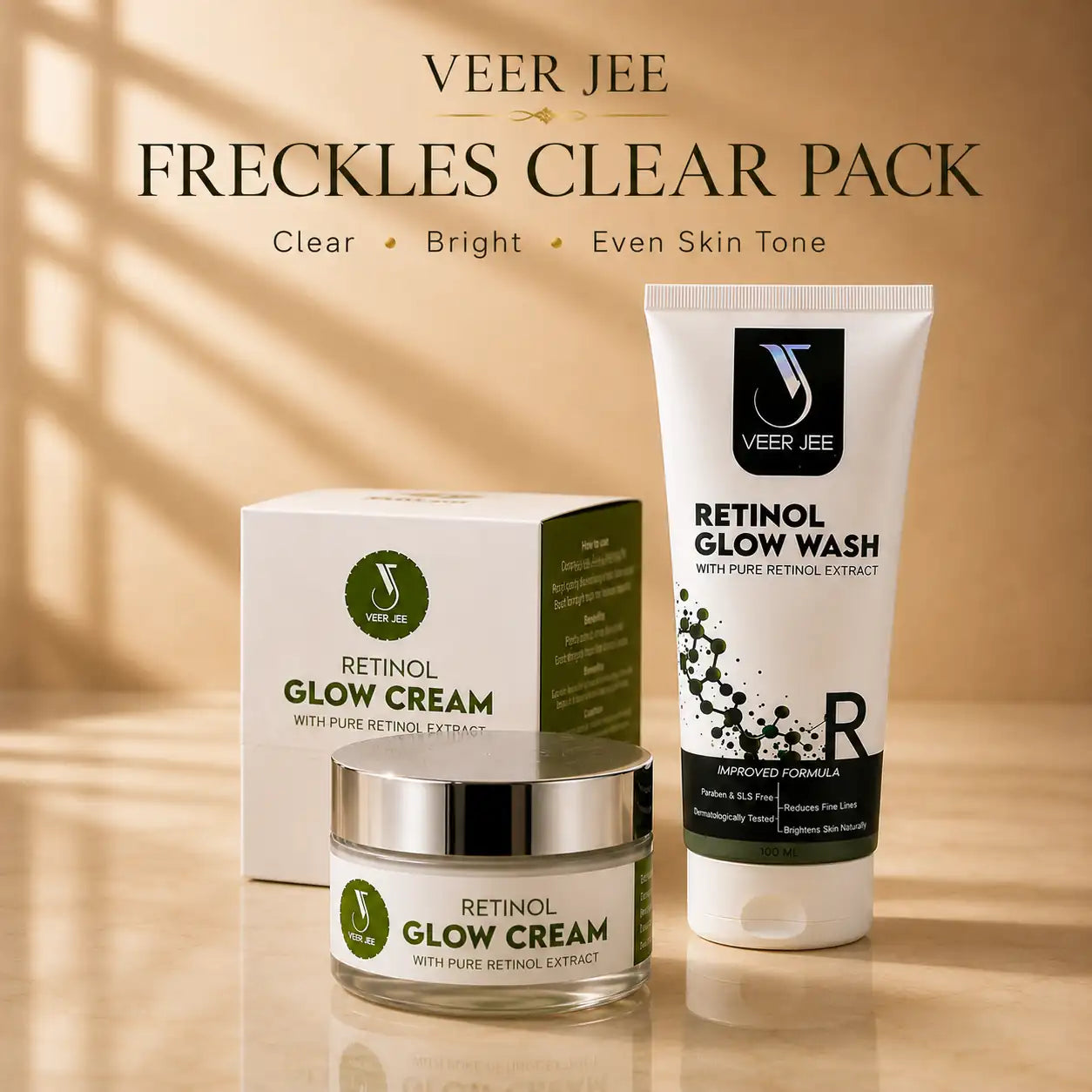 Veer Jee Freckles Clear Pack For Combination Skin