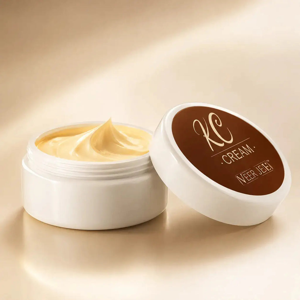 Veer Jee K.C Cream – nourishing night cream for freckles, acne marks and dullness