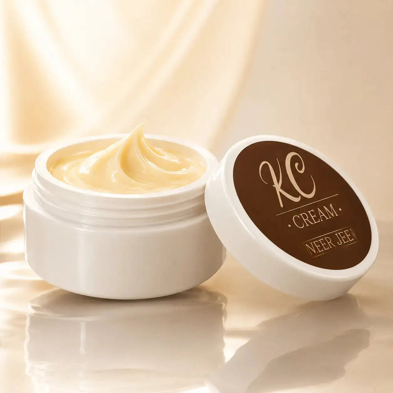Veer Jee K.C Cream – nourishing night cream for freckles, acne marks and dullness