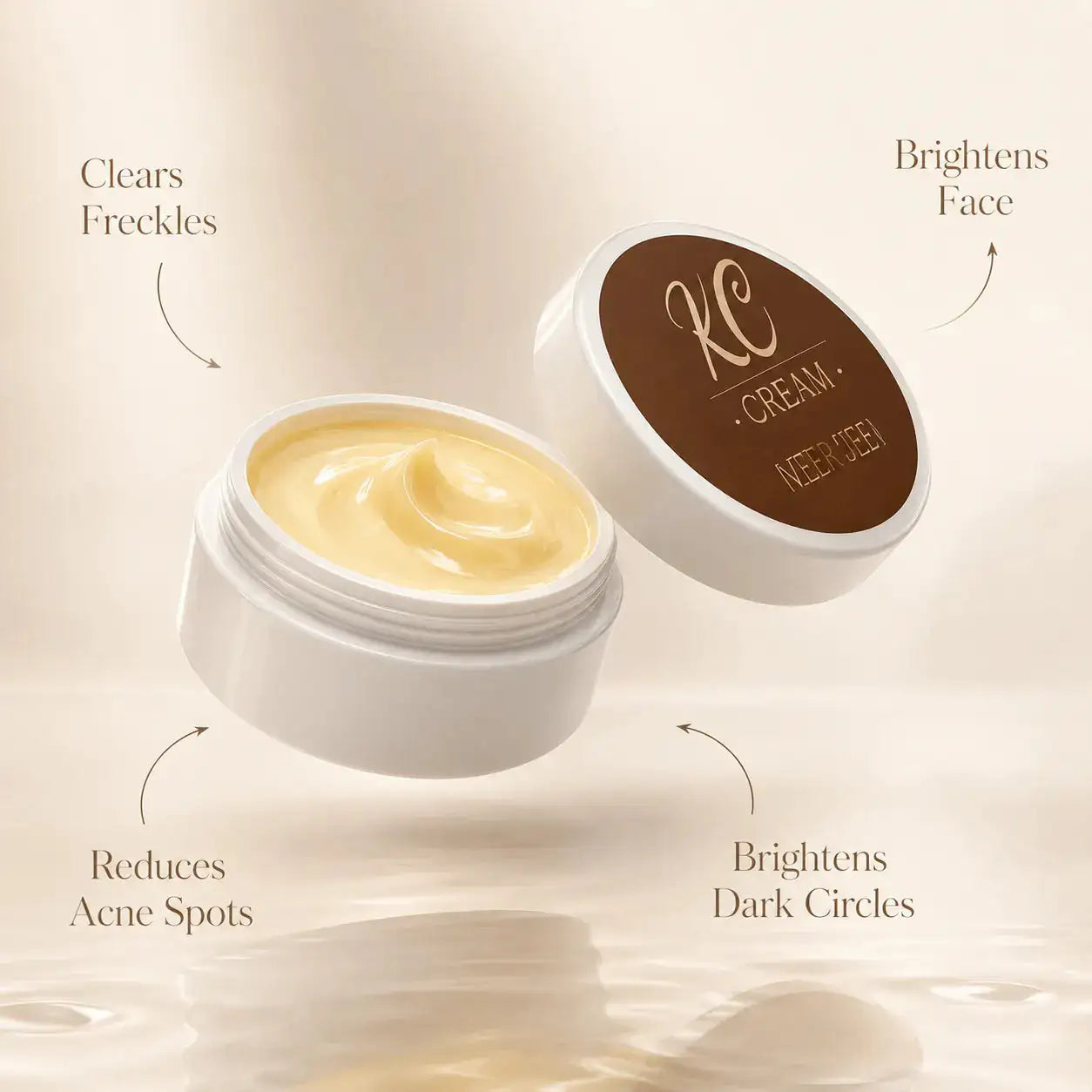 Veer Jee K.C Cream – nourishing night cream for freckles, acne marks and dullness