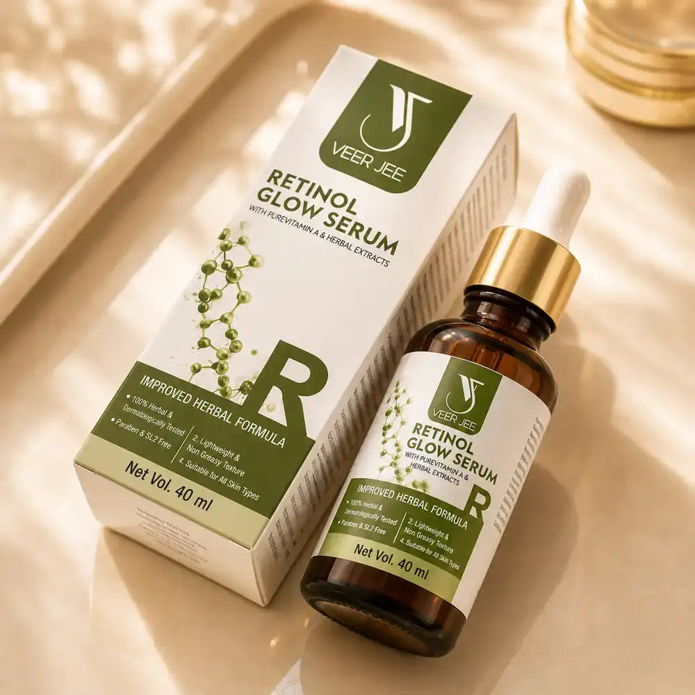 Veer Jee Retinol Glow Serum – lightweight Retinol serum for smoother, brighter skin