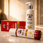 Veer Jee Herbal Hair Care Bundle – Argan Oil Hair Treatment and Shampoo set