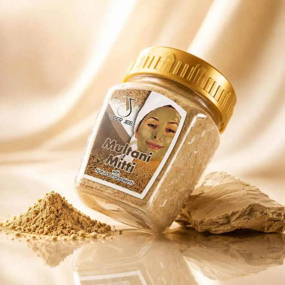 Veer Jee Multani Mitti – natural clay powder face mask for deep cleansing
