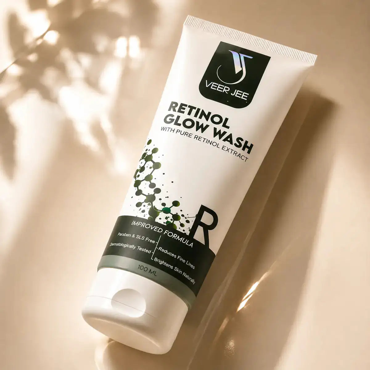 Veer Jee Retinol Glow Face Wash – gentle daily cleanser with Retinol and herbal extracts