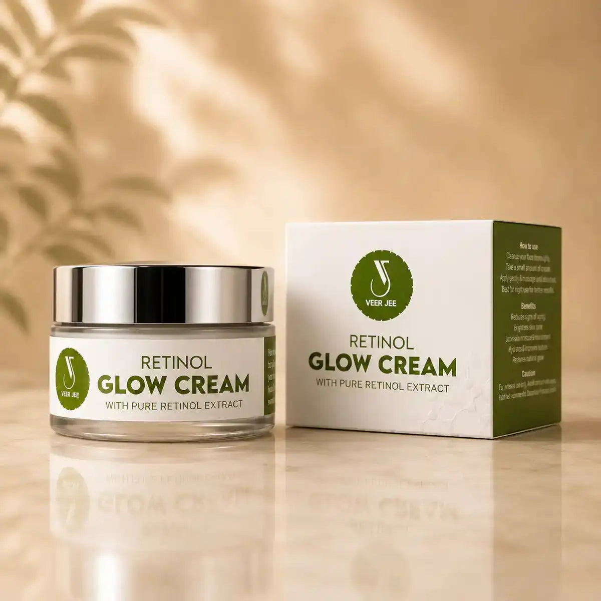 Veer Jee Retinol Glow Cream – nourishing Retinol night cream for glowing skin
